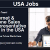 USA jobs / Internet & Phone Sales Representative Job In USA. Apply Online Now! MCI Jobs