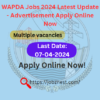 WAPDA Jobs 2024 Latest Update – Advertisement Apply Online Now