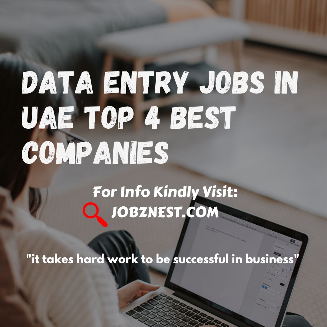 Data Entry Jobs In UAE 4 Best Companies