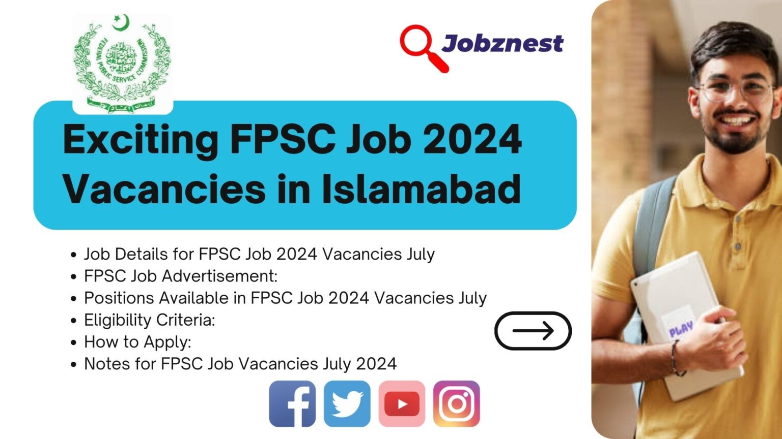 Exciting FPSC Job 2024 Vacancies in Islamabad – Apply Now!